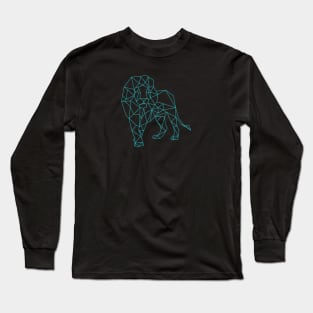 Geometric Lion Long Sleeve T-Shirt